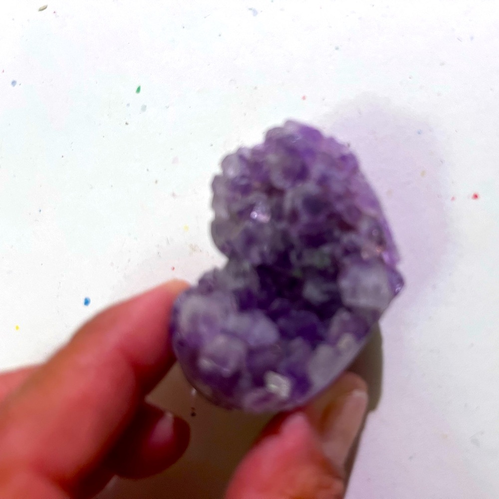 Amethyst heart